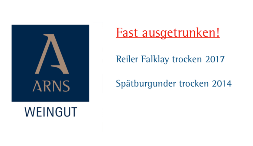 Reiler Falklay 2017 und Spätburgunder 2014
