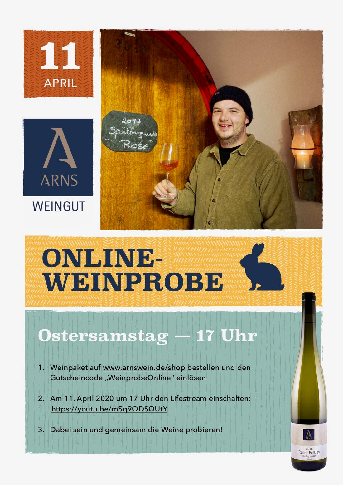 Livestream Online Weinprobe