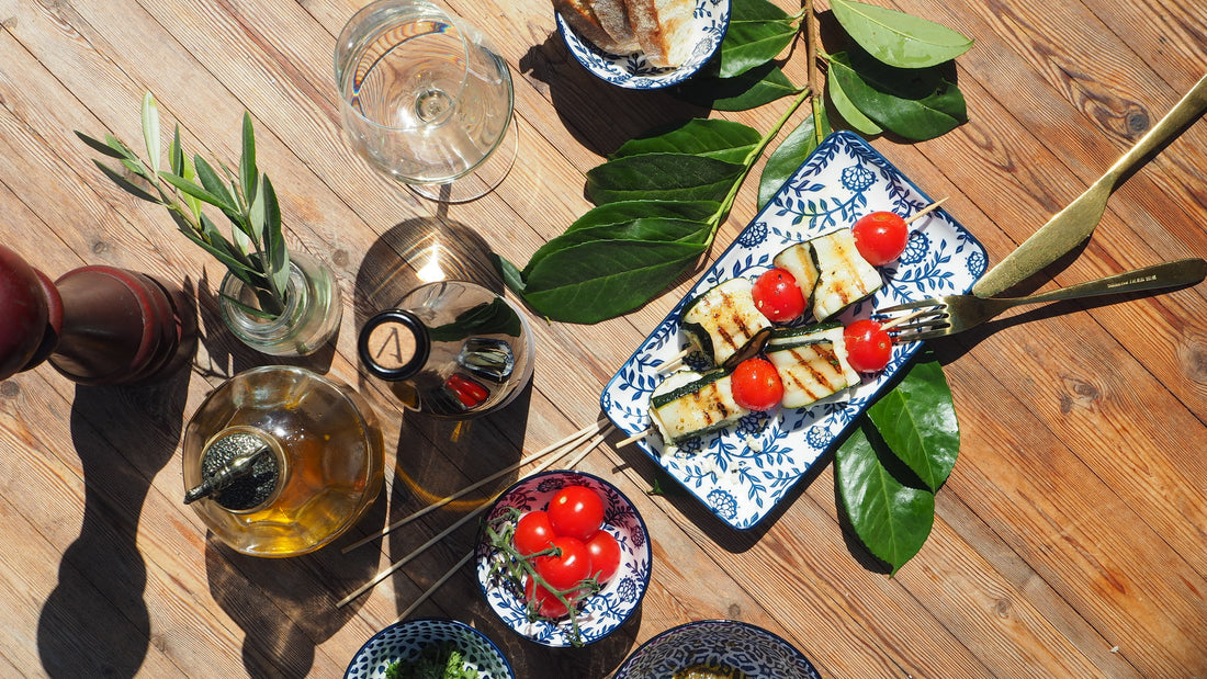 Grillen und Riesling