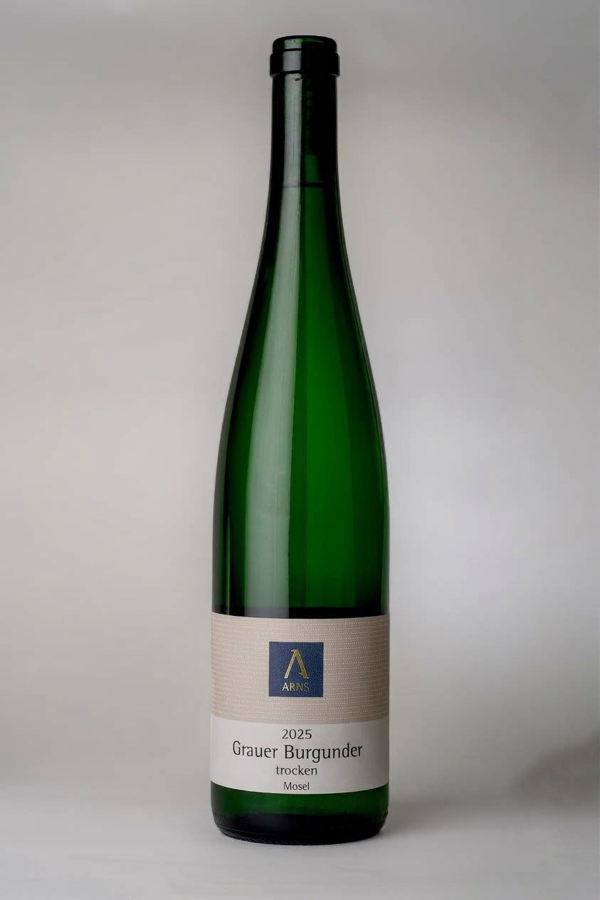 Flasche 2025 Grauer Burgunder trocken, Bio-Weißwein vom Weingut Arns, Mosel