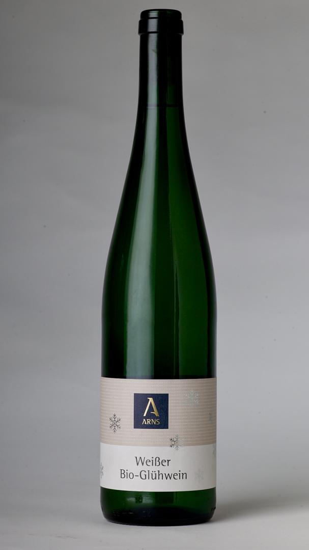 Flasche Weißer Bio-Glühwein vom Weingut Arns, Mosel