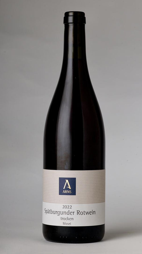 Flasche 2022 Spätburgunder Rotwein trocken, Bio-Rotwein vom Weingut Arns, Mosel