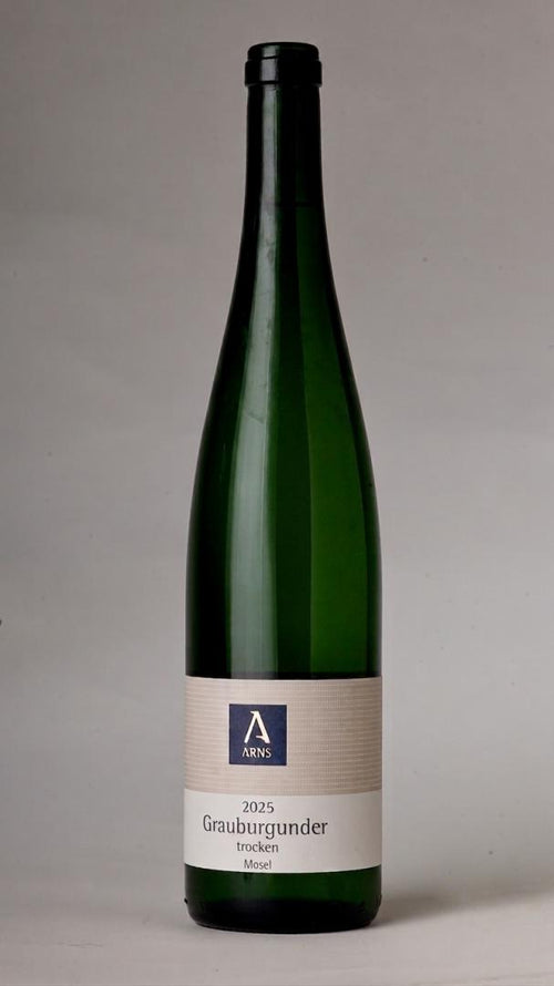 Flasche 2025 Grauer Burgunder trocken, Bio-Weißwein vom Weingut Arns, Mosel