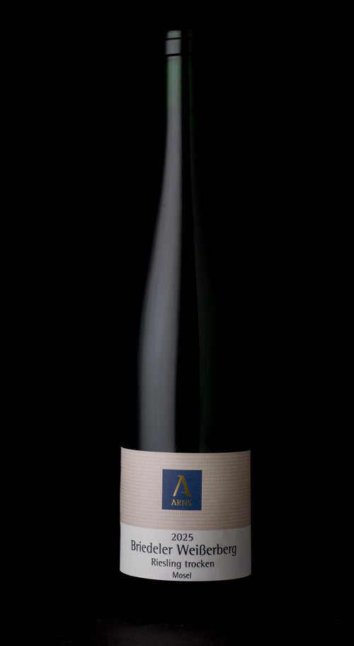 Flasche 2025 Briedeler Weißerberg Riesling trocken, Bio-Lagenwein vom Weingut Arns, Mosel