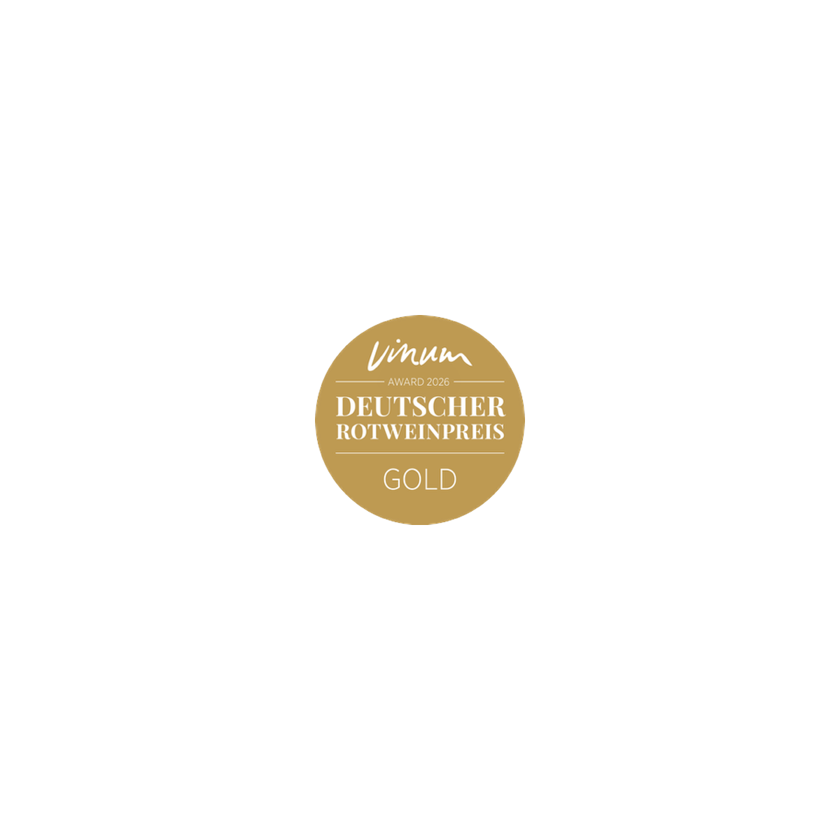 VINUM Award 2026 Deutscher Rotweinpreis Gold